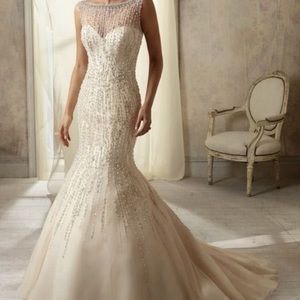 MoriLee couture wedding dress